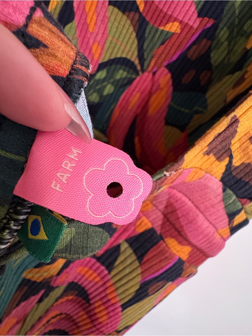 Multicolor Farm Rio size L from Brasil - Picture 6 of 7